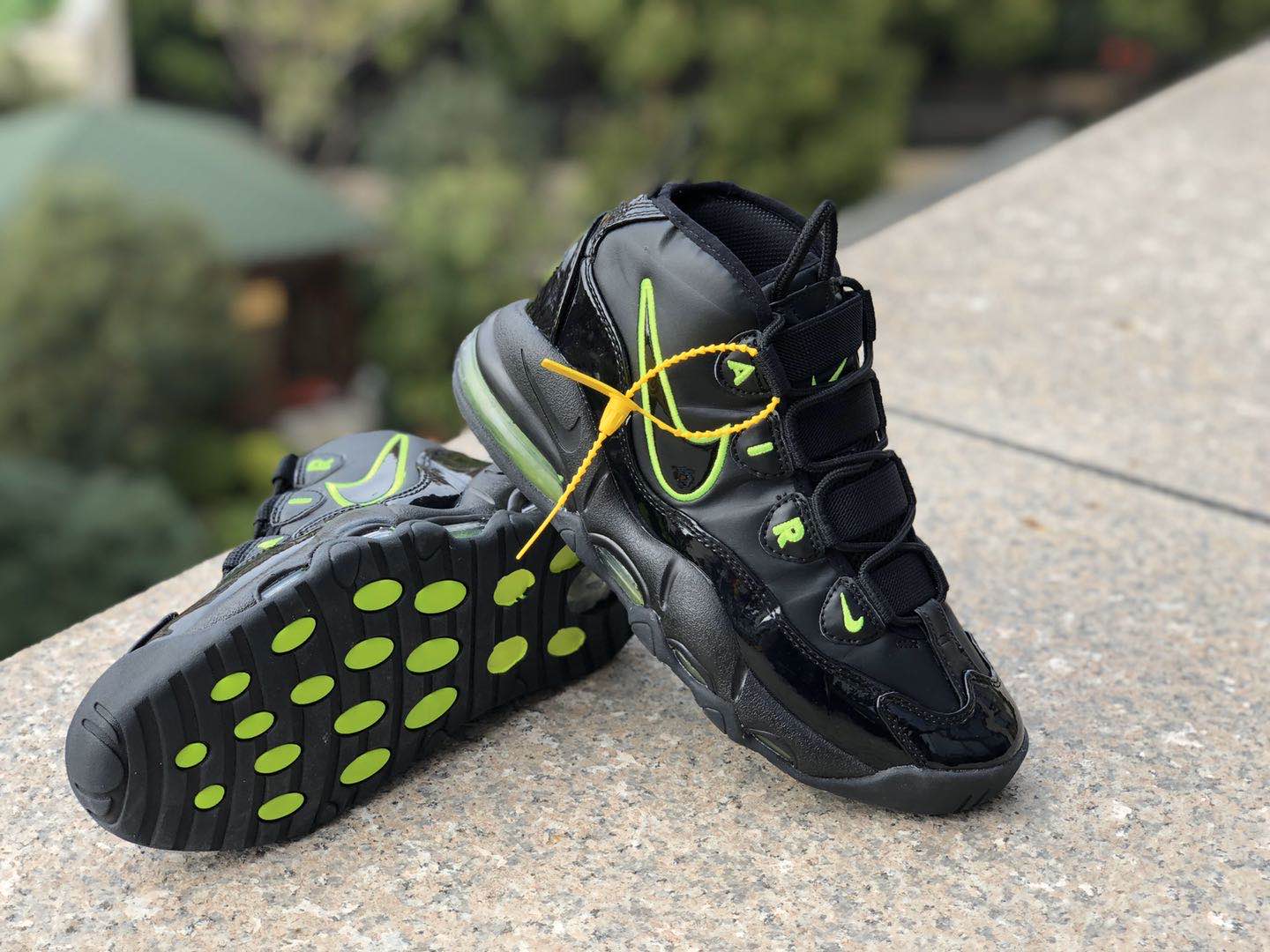 Nike Air Uptempo 95 Black Green Shoes